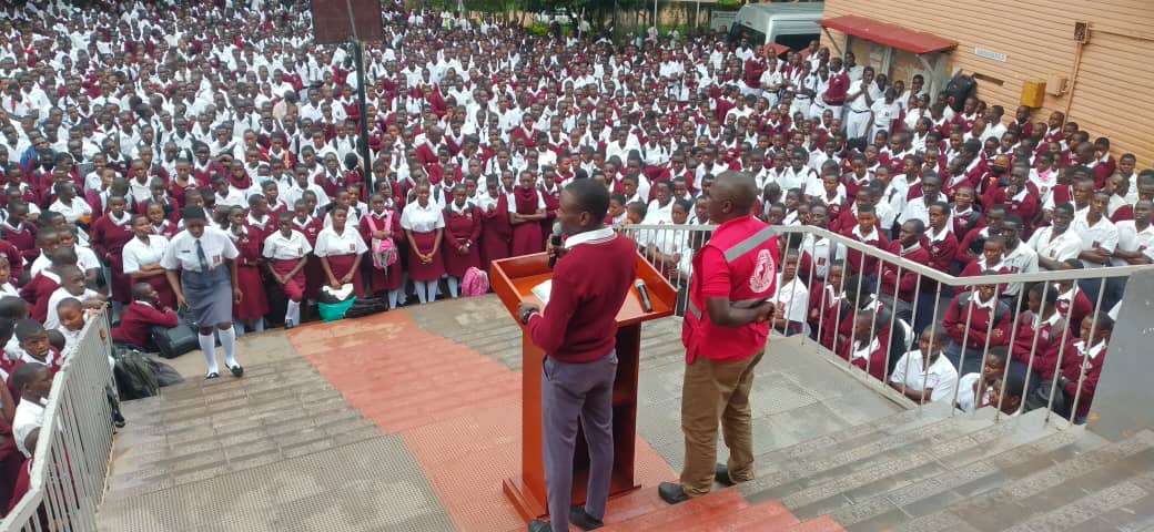 Kololo SSS students celebrating academic excellence