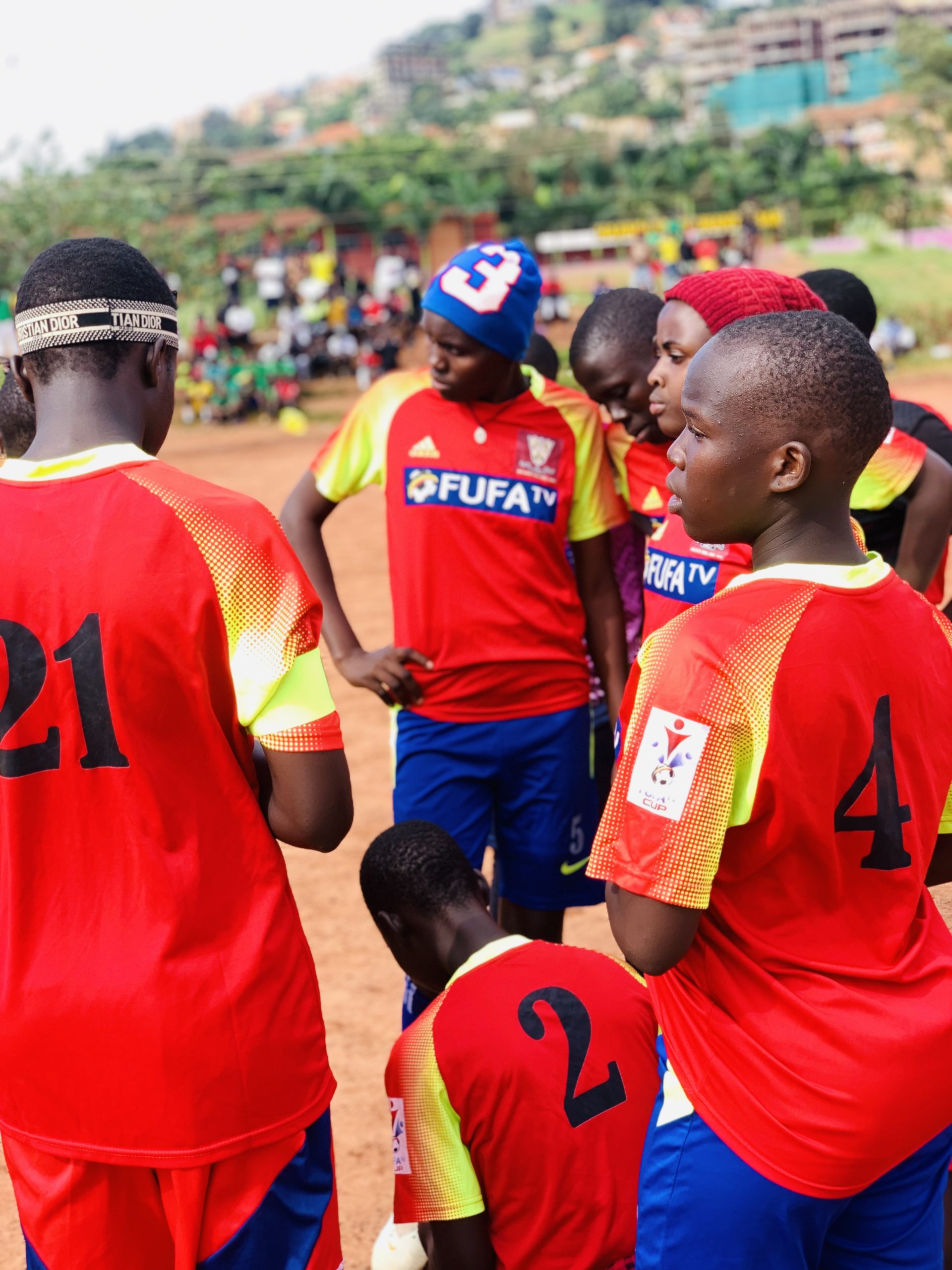 Kololo Senior Secondary School sports team group portrait
